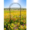 Pergola metalowa MAGDA , LUCK DESIGN XXL Łuk szerokość 140cm wysokość 240 cm + 4× Hak kotwa DO MOCOWANIA DO ZIEMI 30cm